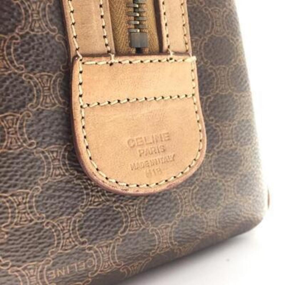 Celine Handbag Brown Pattern Macadam - image 3